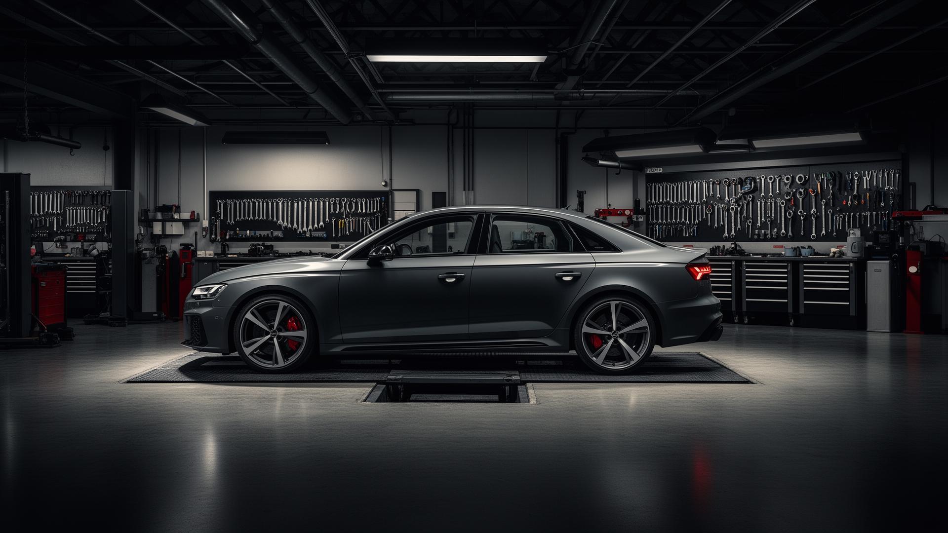 Audi RS en taller especialista Grupo VAG